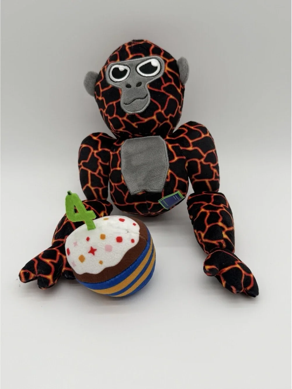 Makeship Gorilla Tag Lava Monke Plush Limited Edition Tagged Monke Plushie NWT